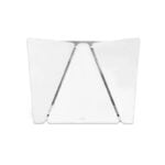Indigo Max Fire Hood Chimney 80cm P Glass Butterfly White