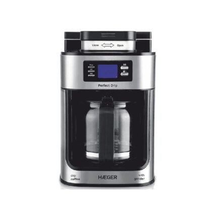 Haeger Perfect Drip Filter Coffee Machine with Grinder CM-10B.010A