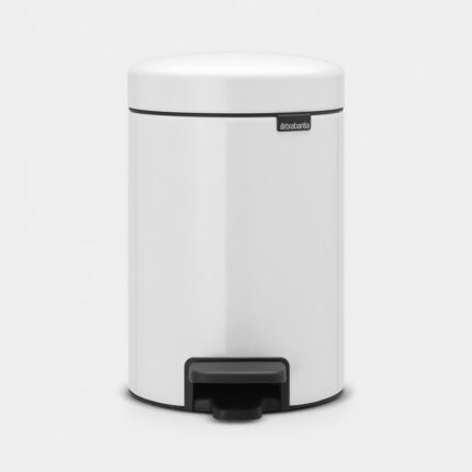 Brabantia Pedal Trash Bin 3 Ltr Newicon White