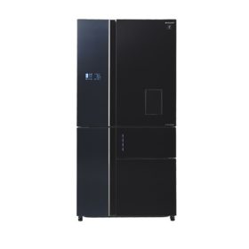 Sharp Fridge 5 Doors 26Ft SJFSD910BK Glass Black