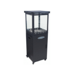 Queen Chef Square Glass Panels QCPH-15GS Black