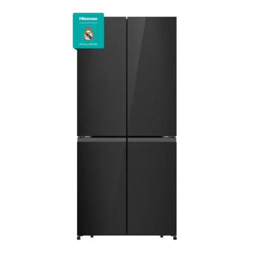 Hisense fridge 4 doors RQ5G470SBB3 Black Glass