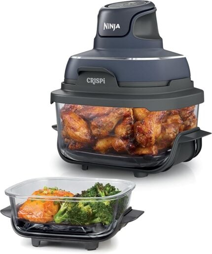 Ninja Crispi 4-in-1 Glass Air Fryer FN101EUGY Grey