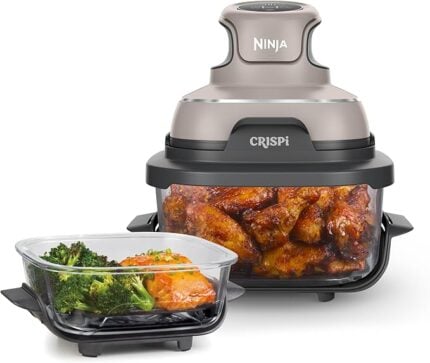 Ninja Crispi 4-in-1 Glass Air Fryer FN101EUSt Silver